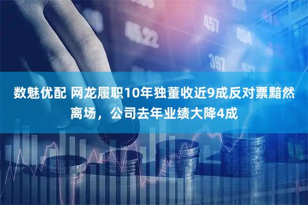 数魅优配 网龙履职10年独董收近9成反对票黯然离场，公司去年业绩大降4成
